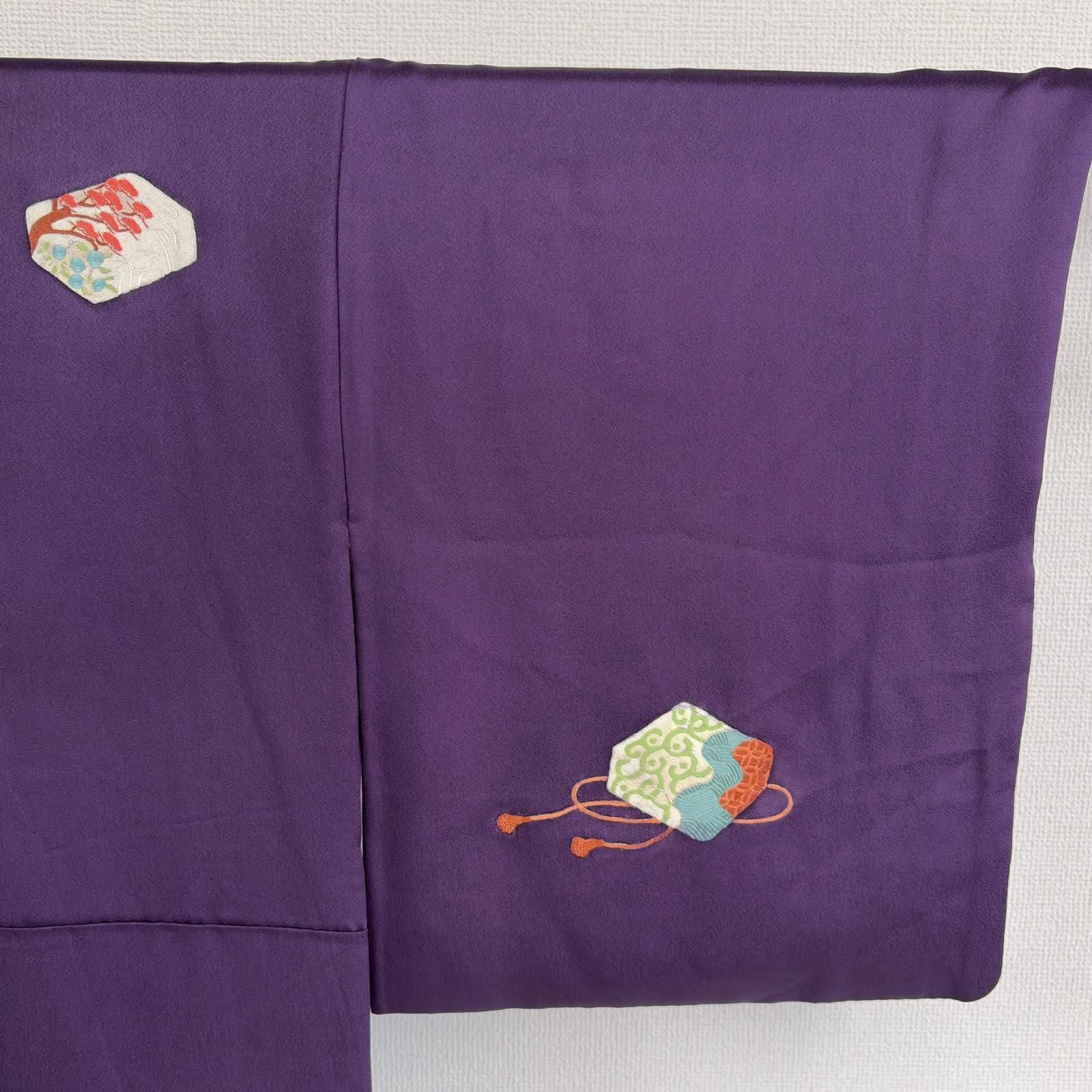 付け下げ 正絹 紋なし 刺繍 上品な加工 袷 着物 MK-7671 - メルカリ