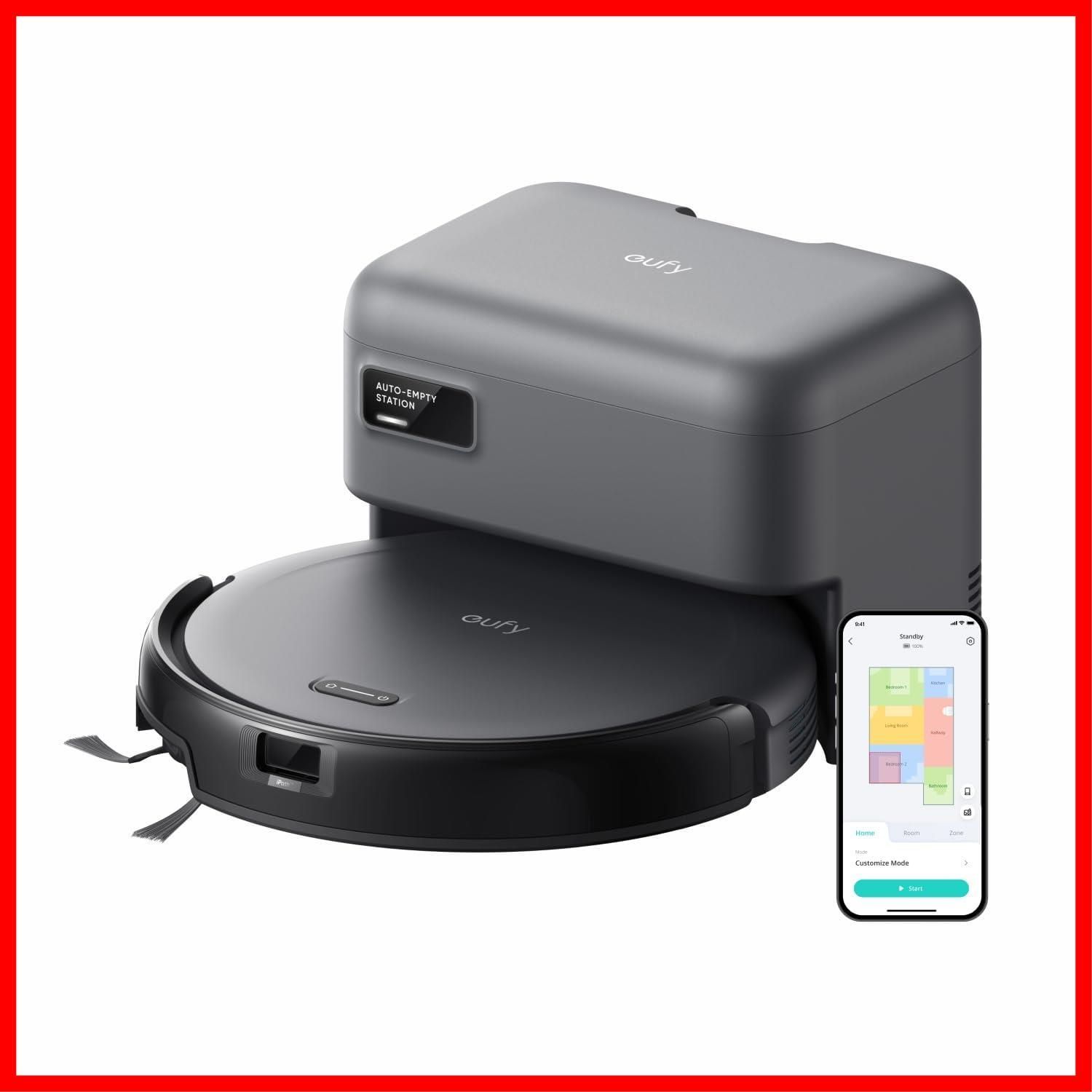 【在庫処分】C10 Auto-Empty (ロボット掃除機) Vacuum Robot (ユーフィ) Eufy Anker