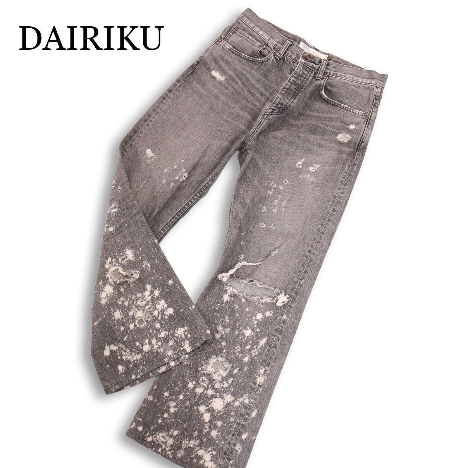 DAIRIKU ダイリク 24SS D-9 【Damage Flare Denim】ブリーチ&ダメージ