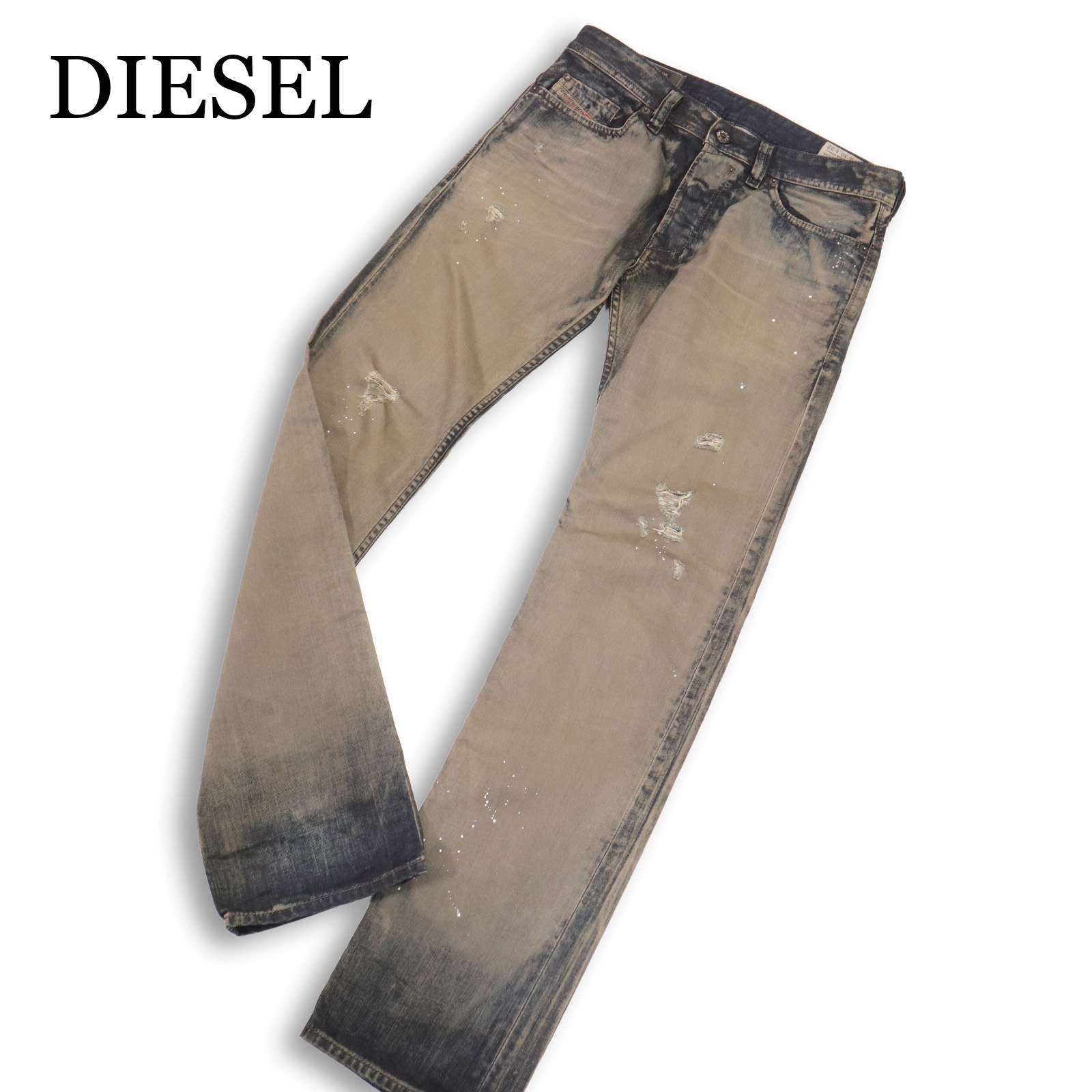 イタリア製 DIESEL ディーゼル 【SAFADO】 0819E ダメージ加工 スリム 