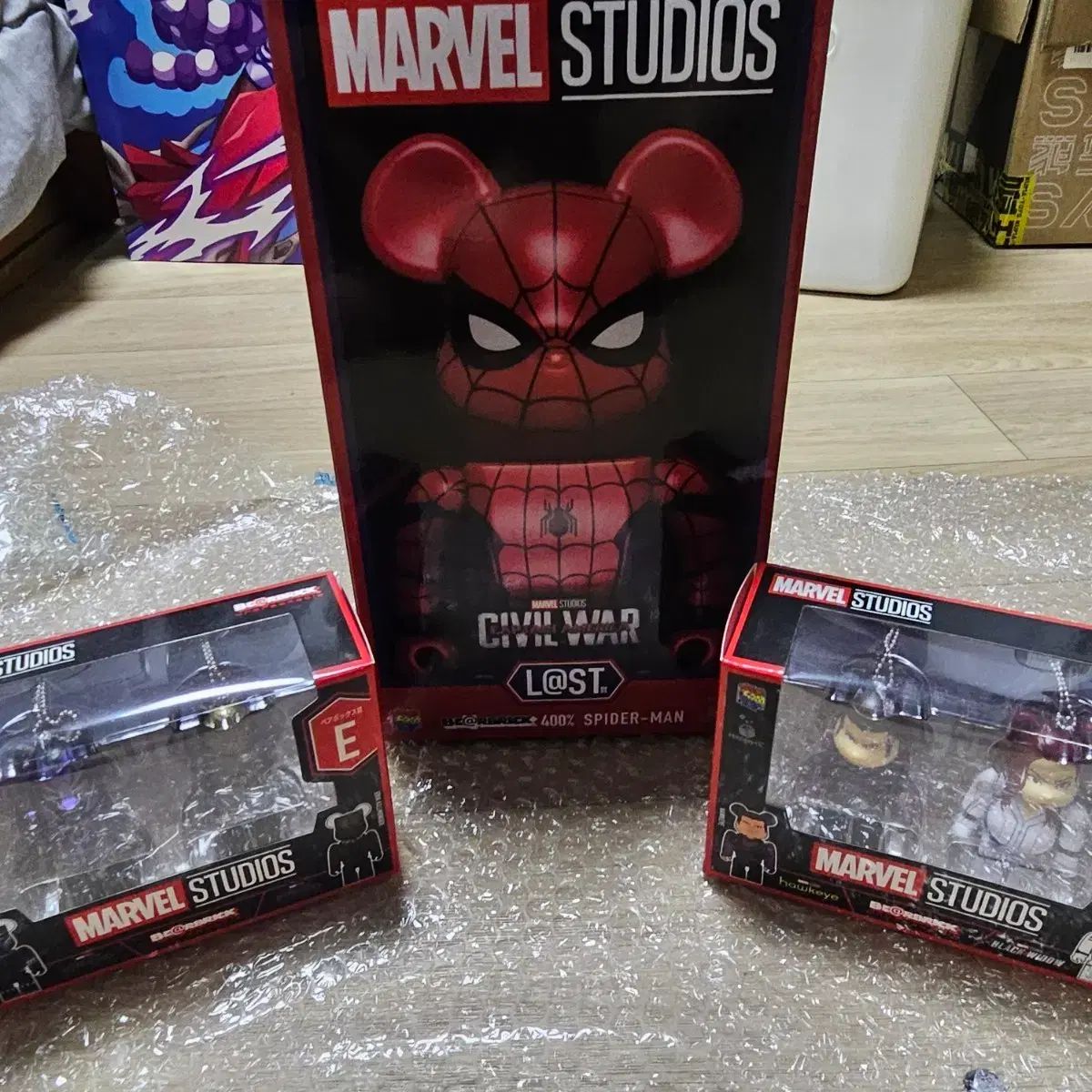 ハッピーくじ BE@RBRICK MARVEL スパイダーマン ラストワン - メルカリ