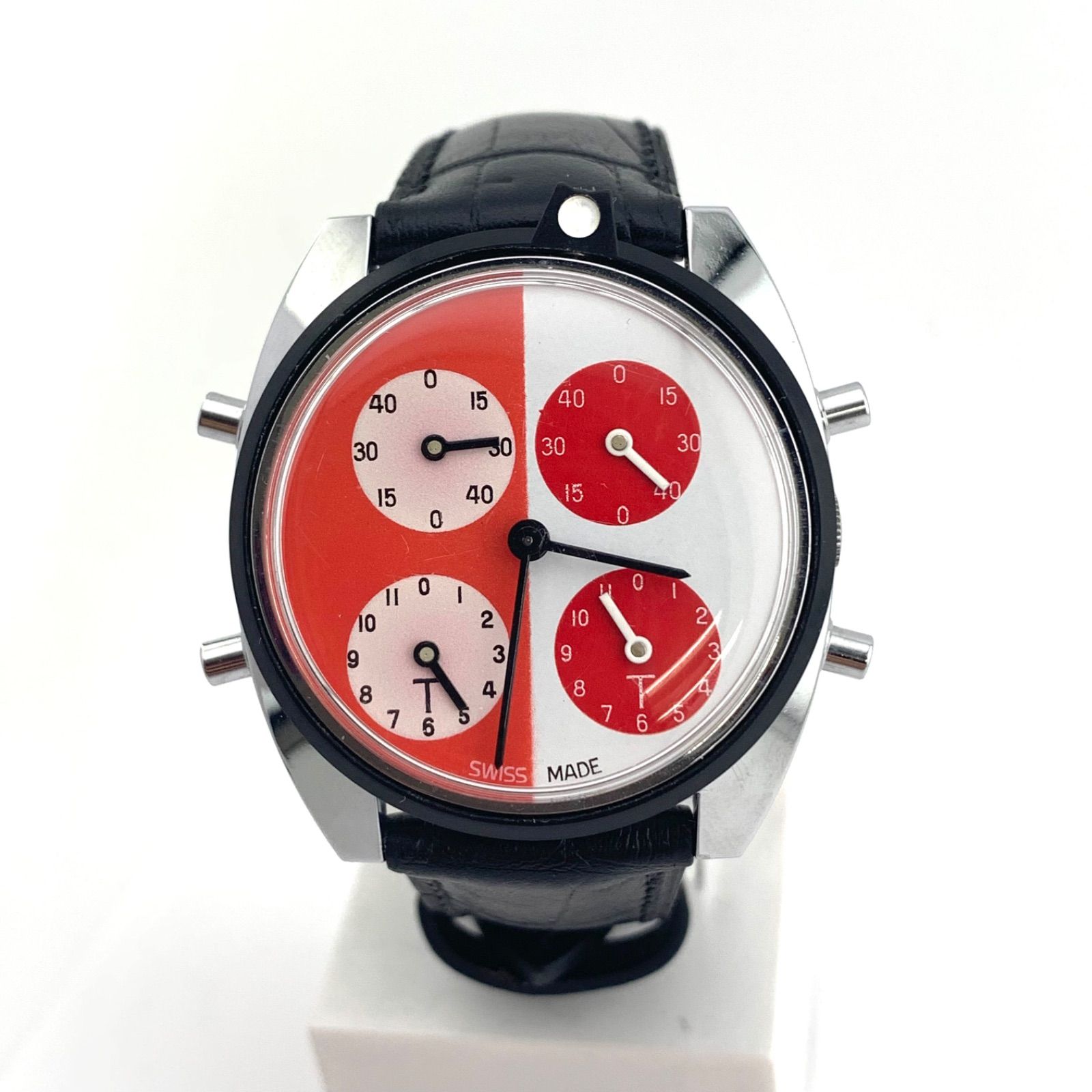 中古】BREVET No 855594 Swiss Made 腕時計 赤白 - メルカリ