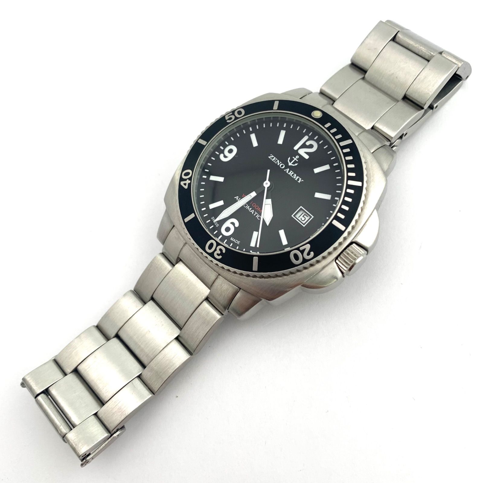 中古】ZENO ARMY REF.440 SWISS MADE 自動巻き 腕時計 200m防水 - メルカリ
