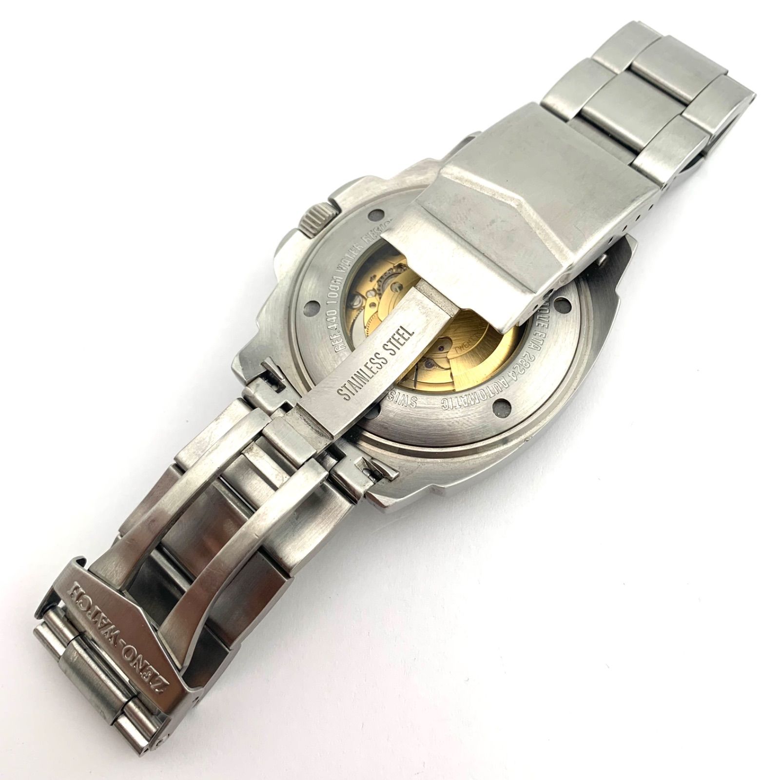 中古】ZENO ARMY REF.440 SWISS MADE 自動巻き 腕時計 200m防水 - メルカリ