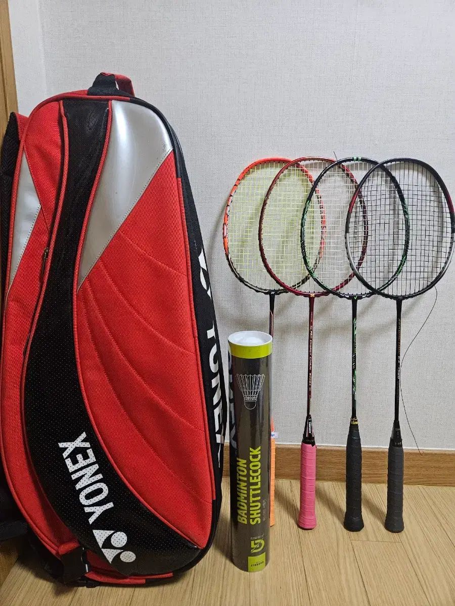 バドミントン ラケット+バッグ+シャトル セット 出品