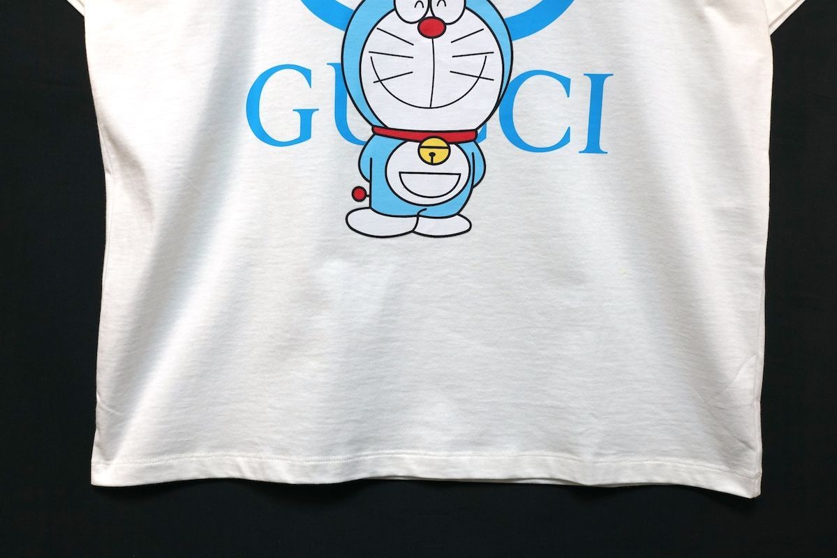 GUCCI グッチ DORAEMON ドラえもん コラボ コットン Tシャツ ホワイト