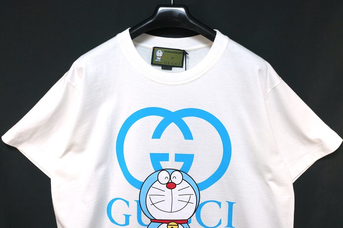 GUCCI グッチ DORAEMON ドラえもん コラボ コットン Tシャツ ホワイト