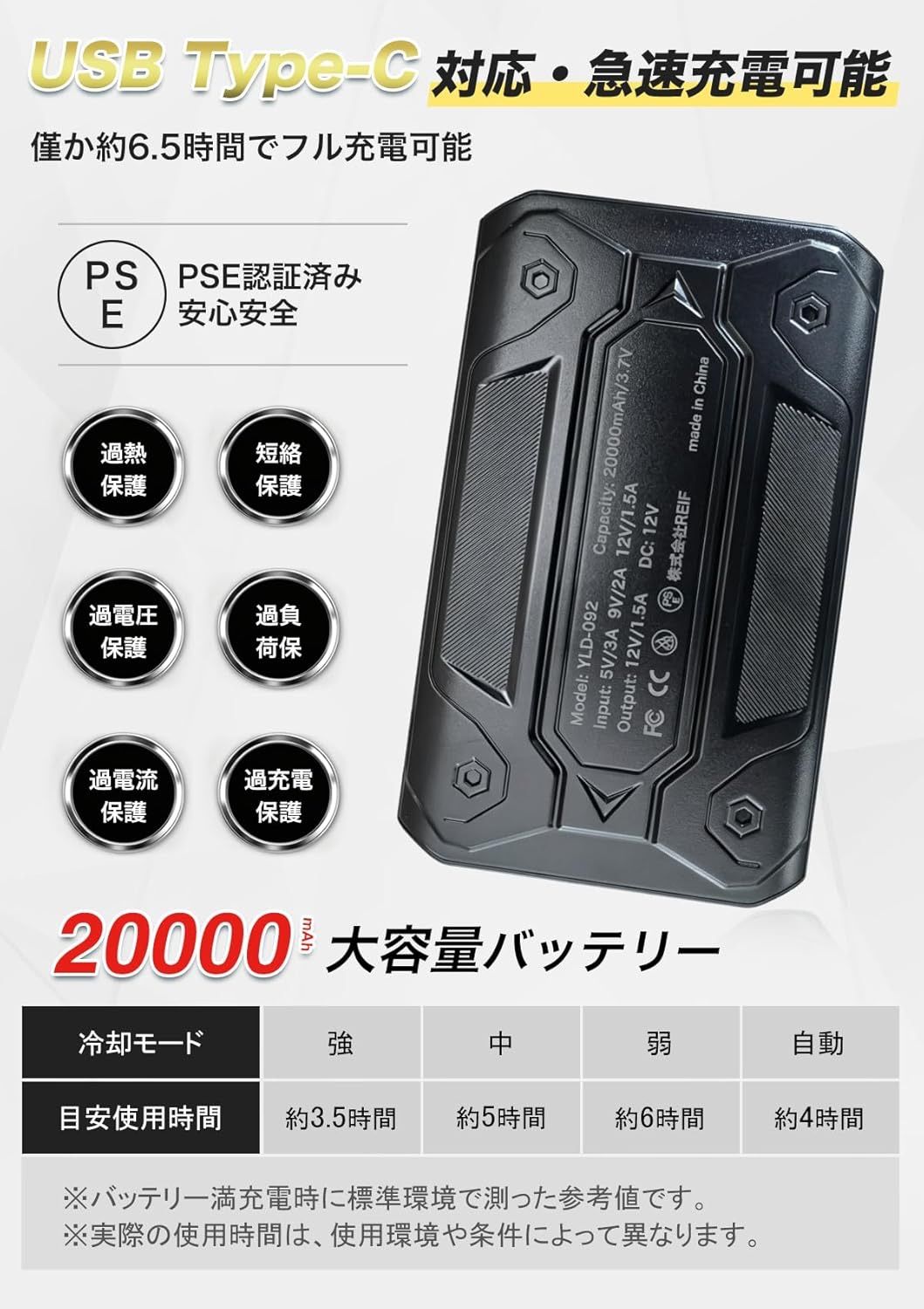 健康用品 uionbsro ペルチェ ベスト 【130cm²超大面積冷却ブレート付き