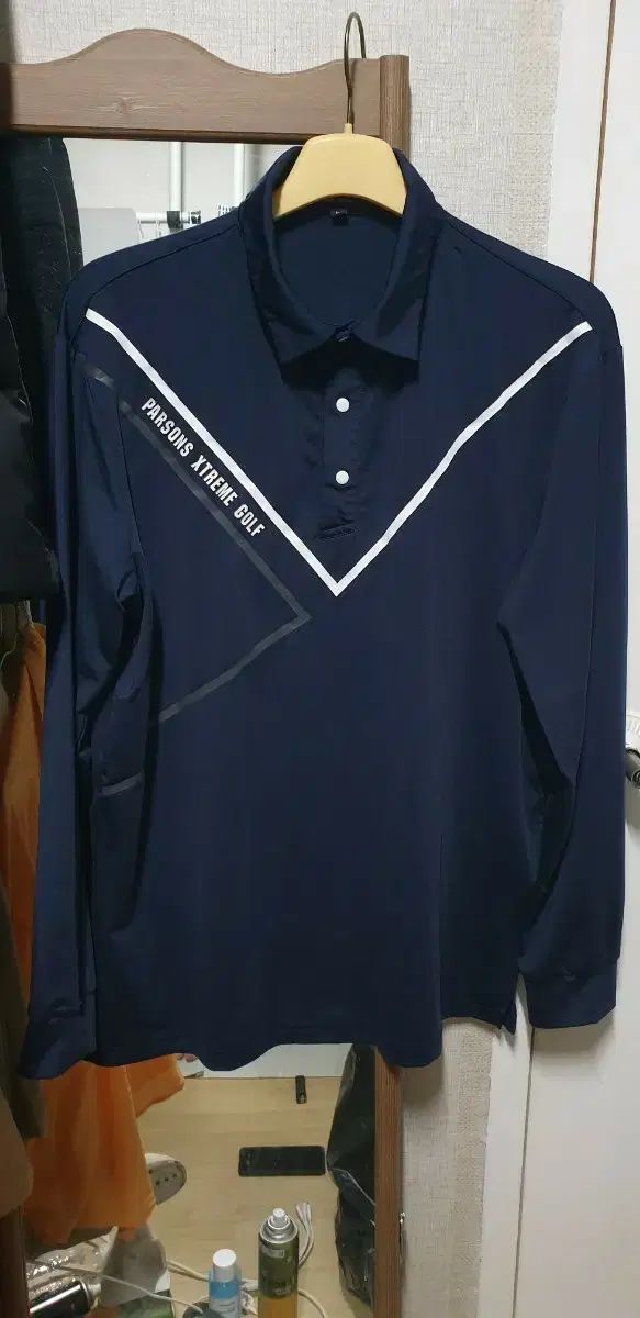 PXG 長袖 機能性 Tシャツ ネイビー L