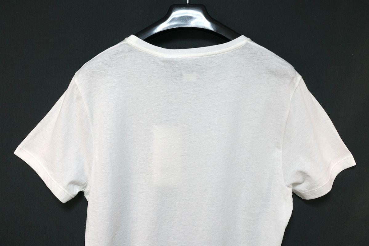 GUCCI グッチ ロゴ プリント コットン Tシャツ ホワイト Mサイズ