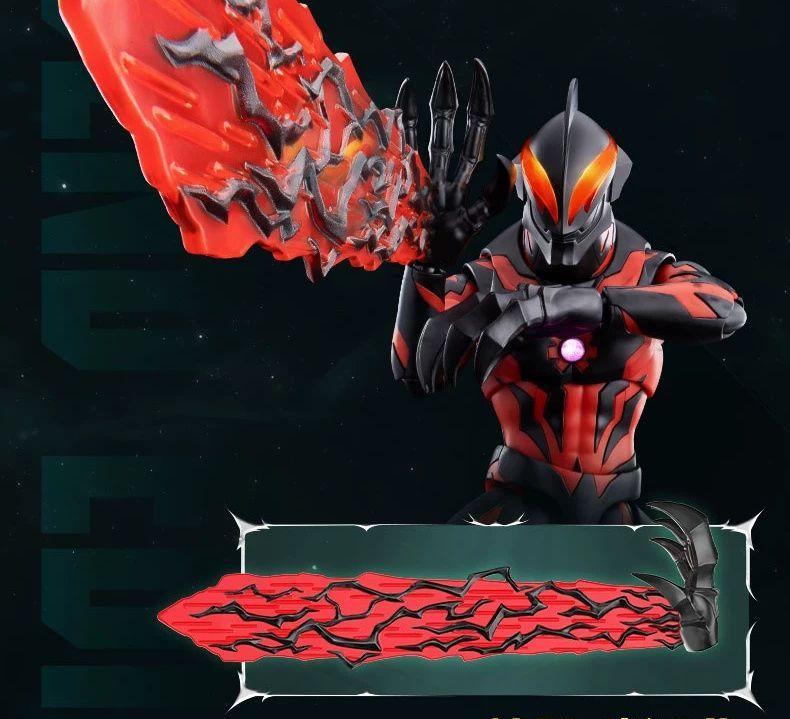 中国限定 ウルトラマン カイザー ベリアル プラモデル アクション