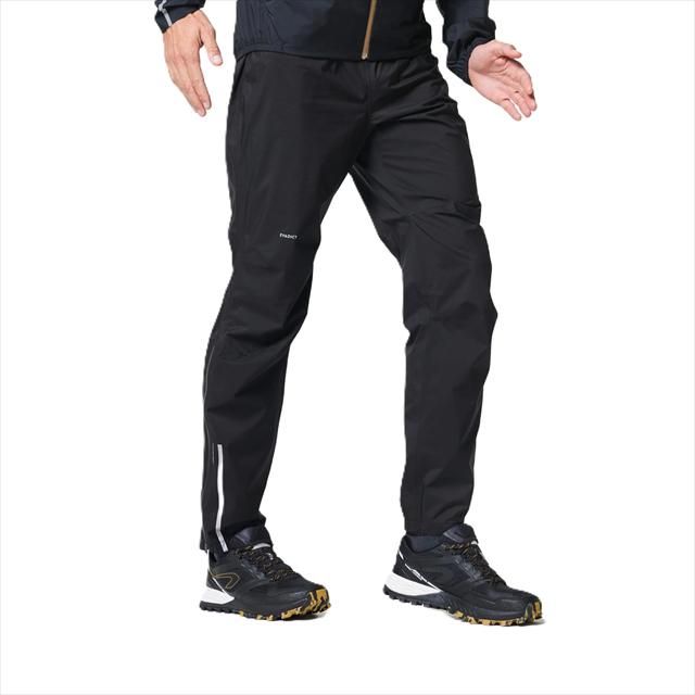 【新品】KIPRUN(キプラン) ランニング レインパンツ PANT RAIN RUN 900 8393194 メンズ BLACK レインウエア かっぱ 透湿 通気防水性 ウォータープルーフ シームテープ加工 トレラン トレイルランニング マラソン ジョギング
