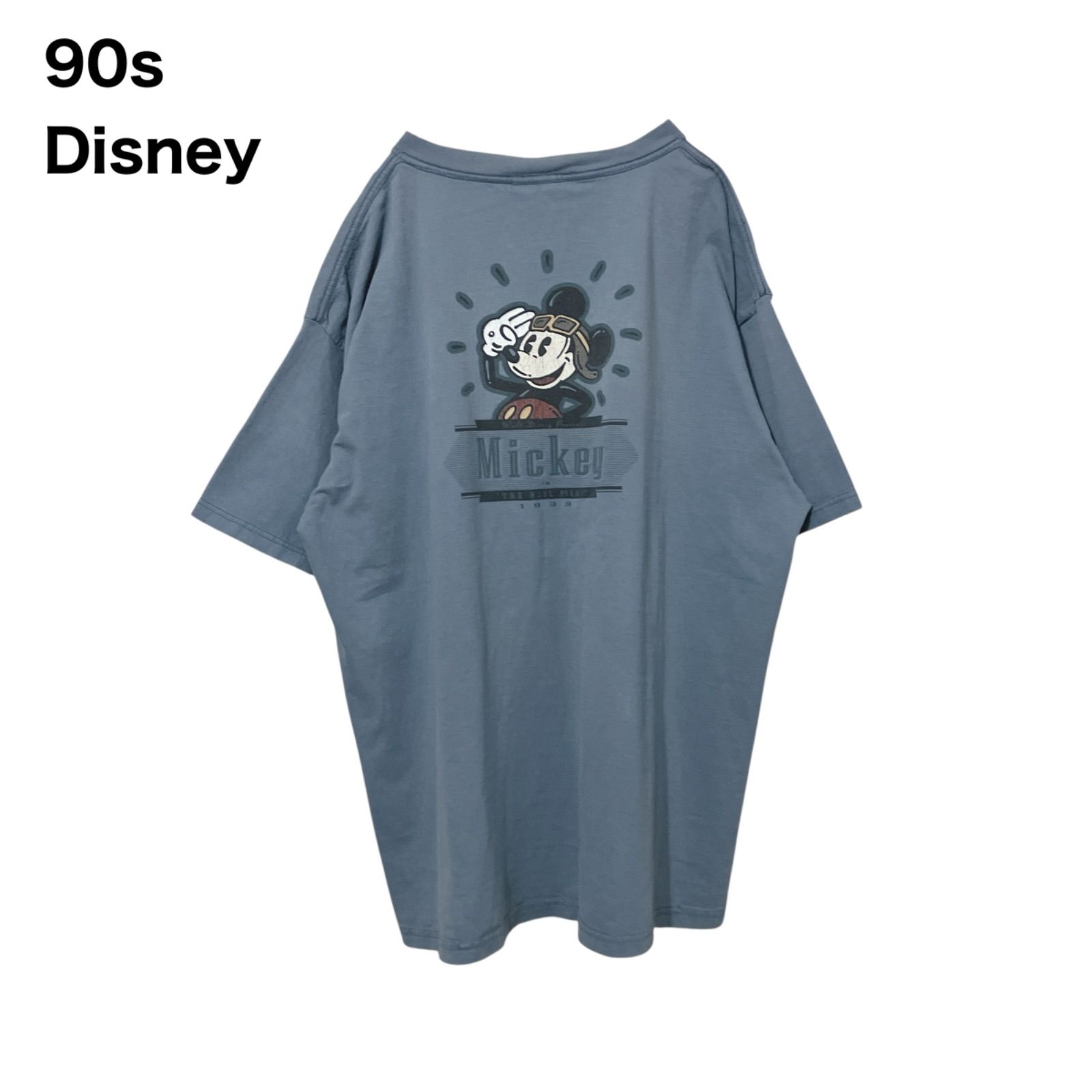 稀少】90s The Disney Store ディズニー Tシャツ The Mail Pilot
