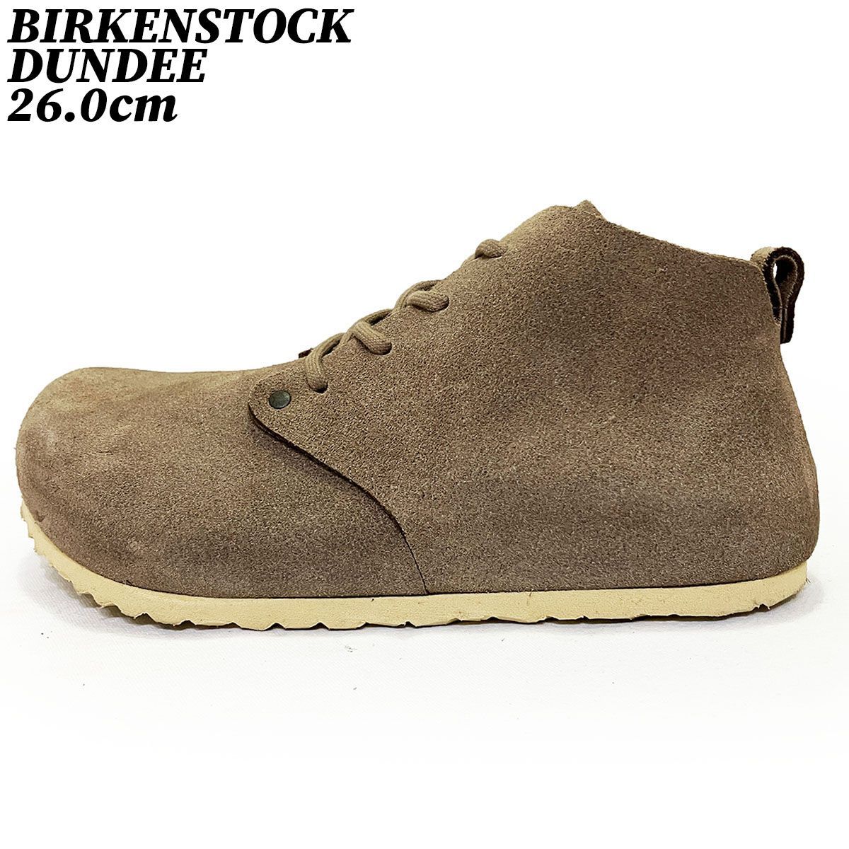 【クーポン】ブーツ シューズ ビルケンシュトック ダンディー ライトブラウン 26.0cm BIRKENSTOCK DUNDEE 正規品 ミッドカット ブーツ 692051 正規品 中古 古着 ブランド 匿名配送