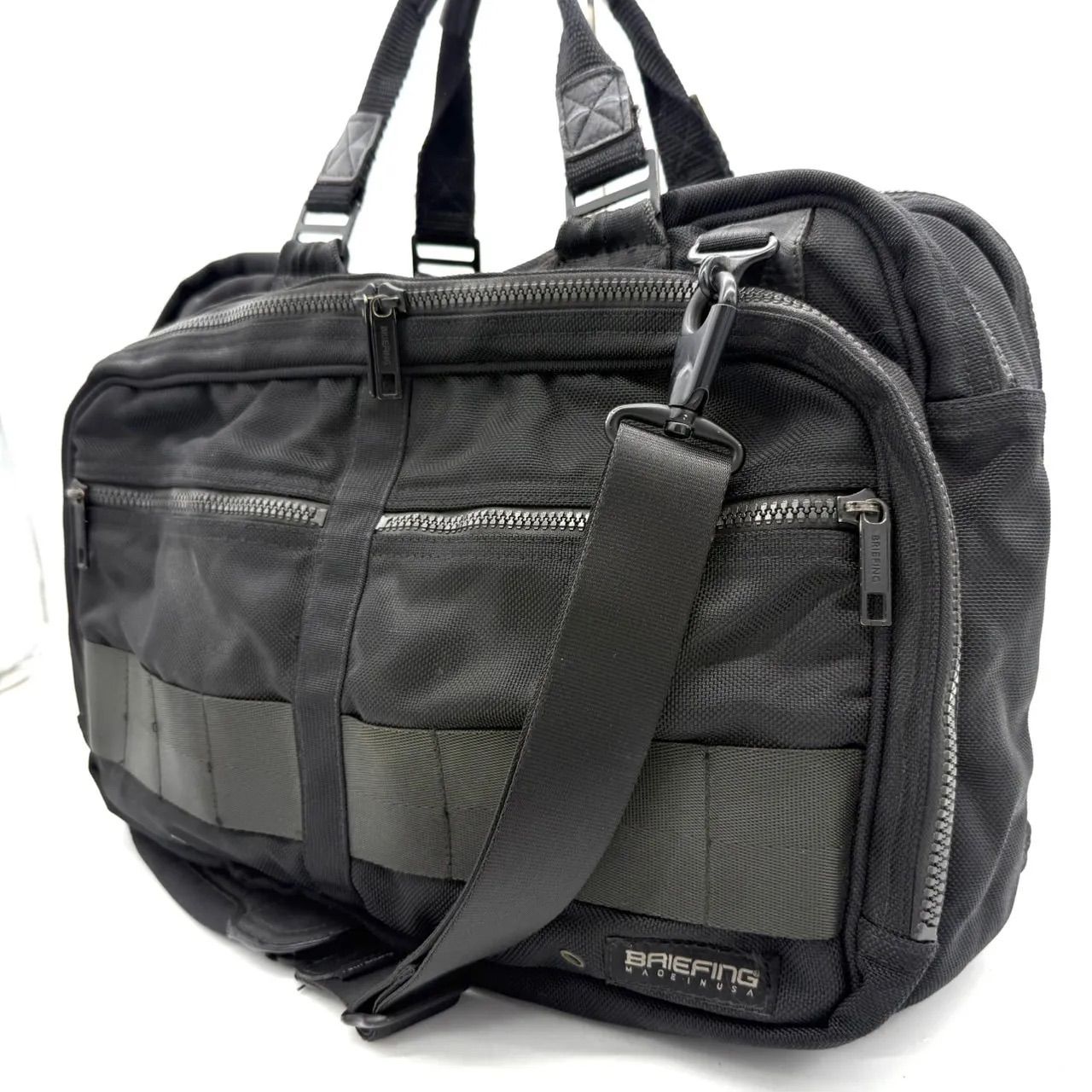 Briefing BRIEFING Business Bag Briefcase Black Nylon A4 B4