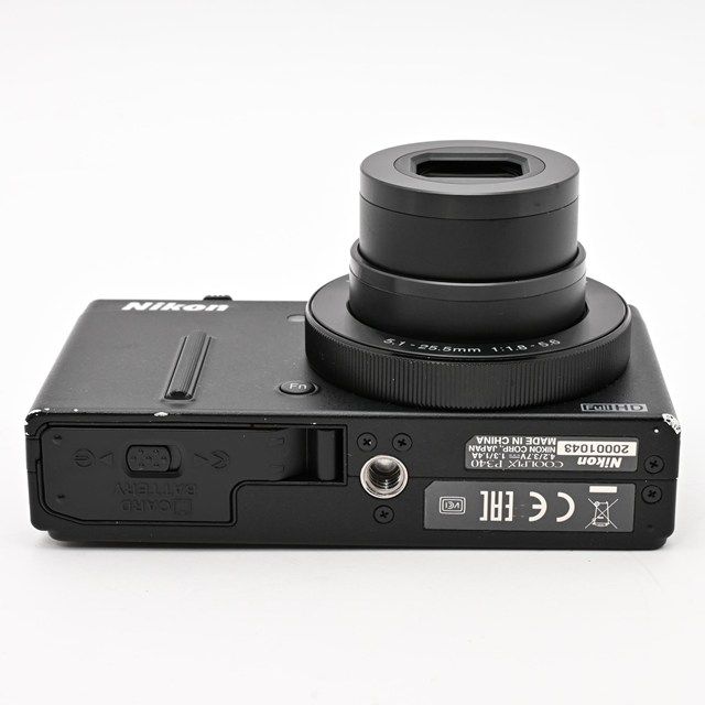 ＜良品＞ Nikon P340 ブラック｜高級コンパクト｜液晶左側黄変あり 良品＞ Nikon P340 ブラック｜デジタルカメラ｜高級コンパクト｜動作
