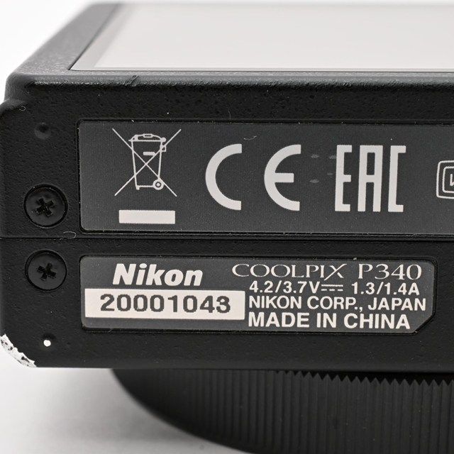 良品＞ Nikon P340 ブラック｜デジタルカメラ｜高級コンパクト｜動作