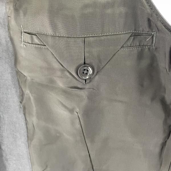 【中古】Ground Y Yohji Yamamoto COTTON ZAZA CROSS WA ZIPPER POCKET VEST ベスト サイズ3 グレー GO-V01-004[91][240091409630] 中古】Ground Y Yohji Yamamoto COTTON ZAZA CROSS WA ZIPPER POCKET