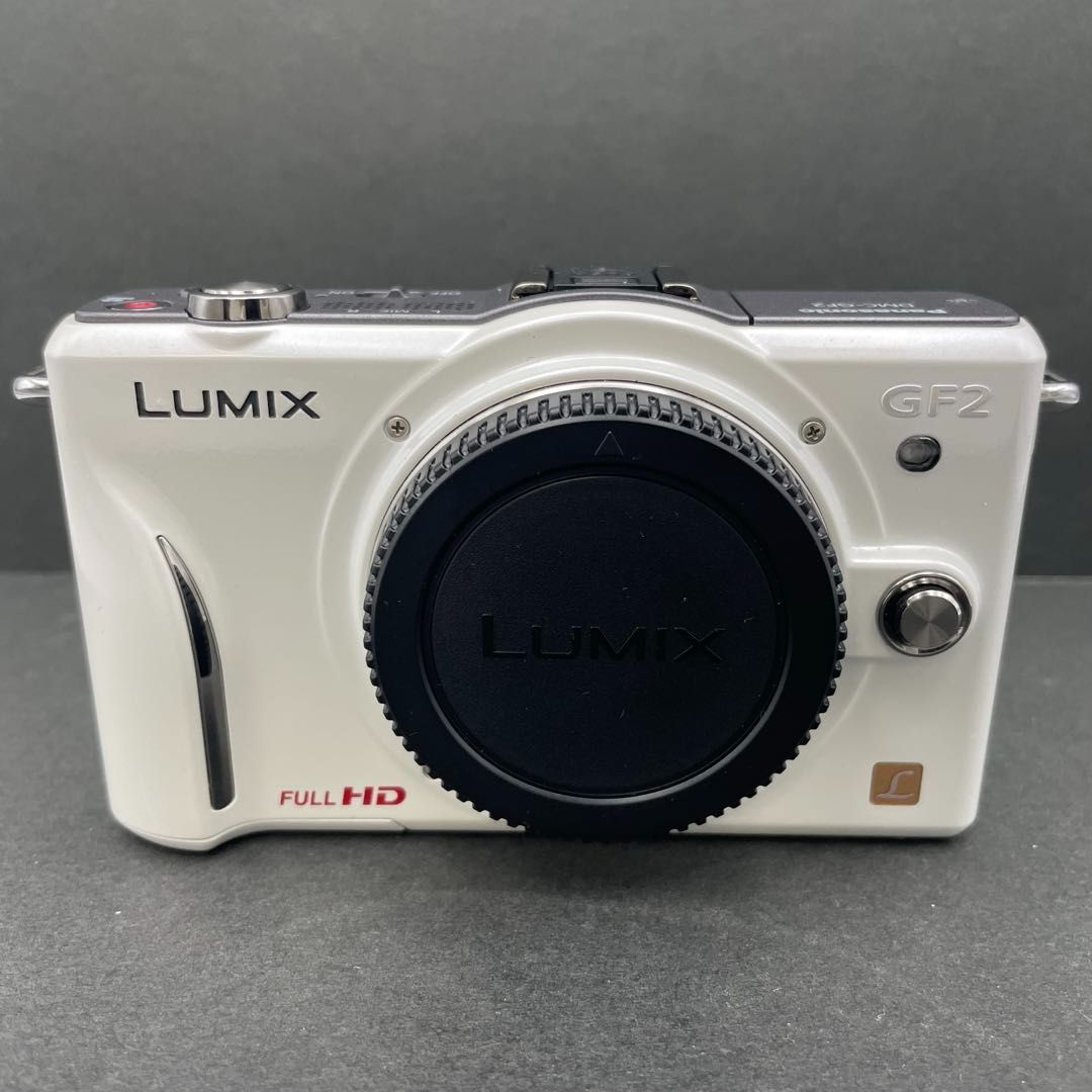 カメラ Panasonic GF2W ミラーレスカメラ ホワイト ダブルレンズキット
