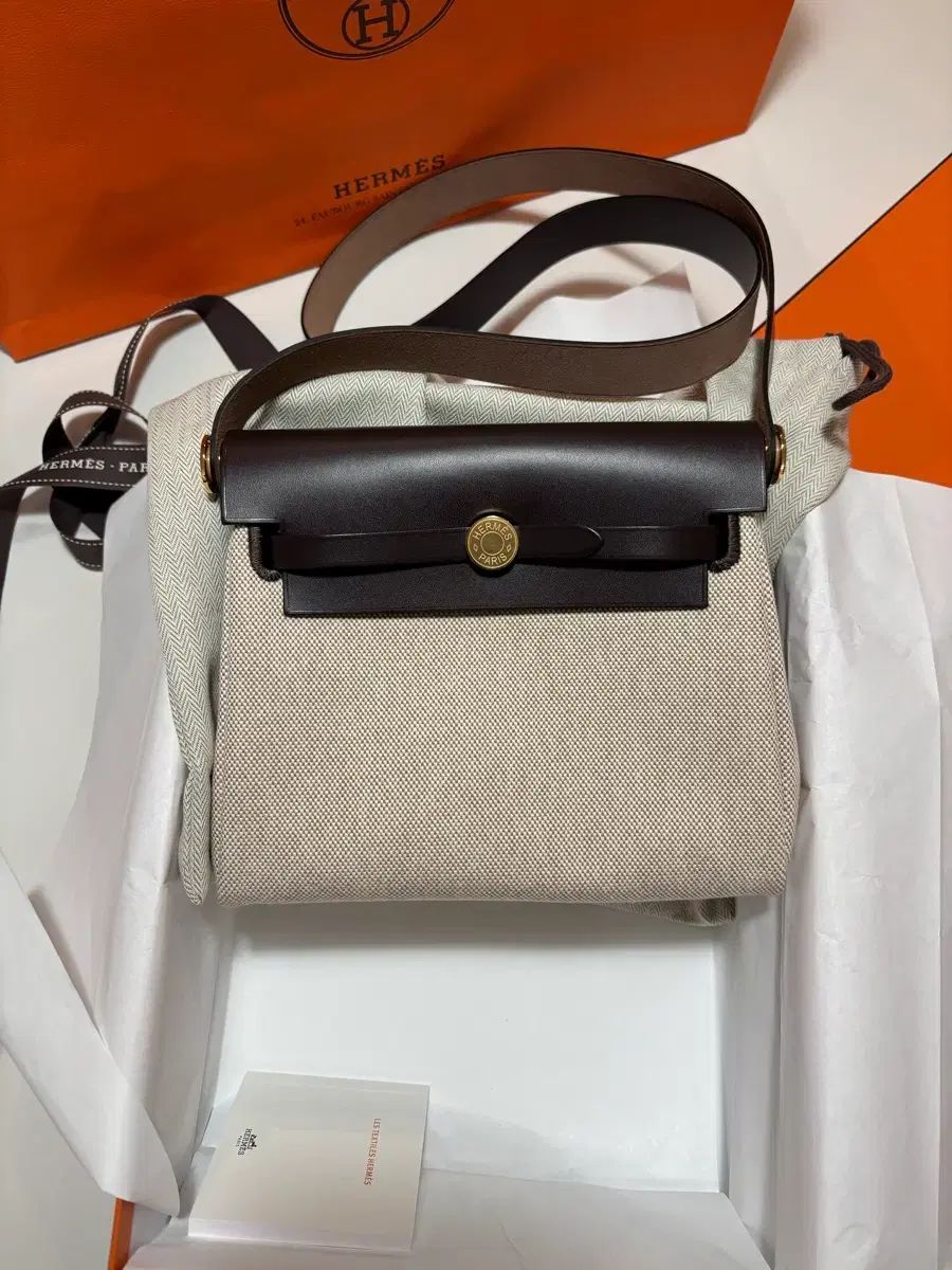 エルメス ミニエール エクリュ エベン ゴールド金具 K刻印 新品 426,988円