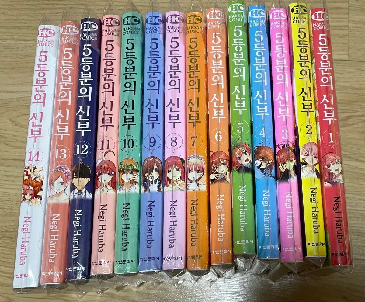 5 等分 花嫁 漫画 1 - 14 巻 セット 出品(状態良し)