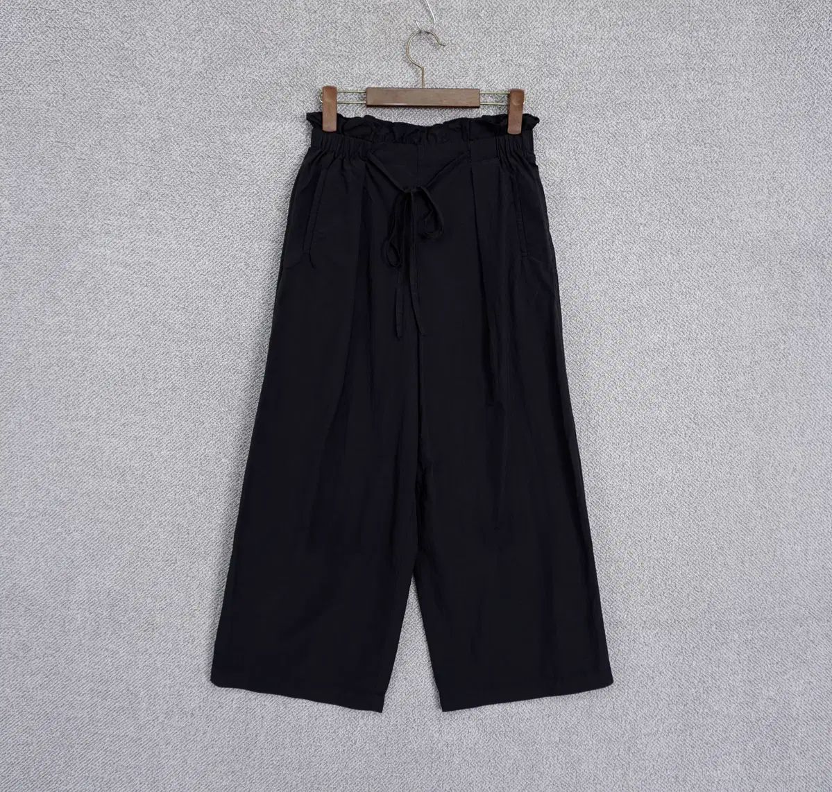 ボブ 20SS レディース シャカシャカ素材 ワイド タック 밴딩 パンツ 66size