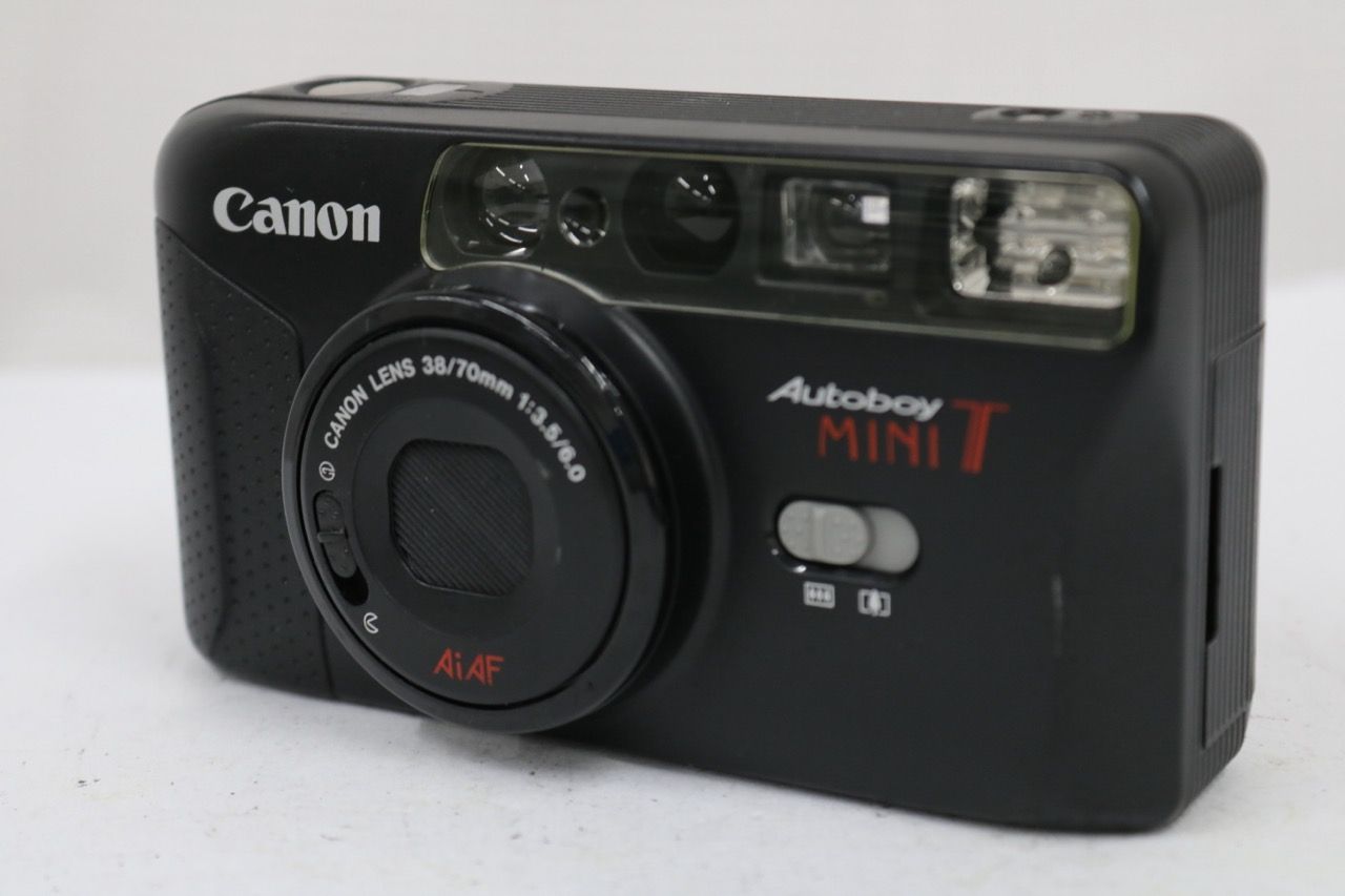 【返品保証】 キャノン Canon Autoboy MINI T ブラック 38-70mm F3.5-6.0 コンパクトカメラ e11482