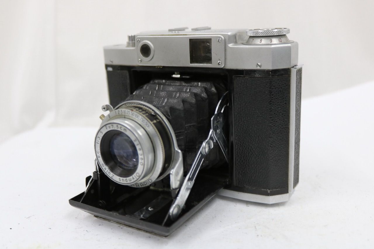 【返品保証】 マミヤ Mamiya 6 Zuiko F.C. 7.5cm F3.5 蛇腹カメラ e11549