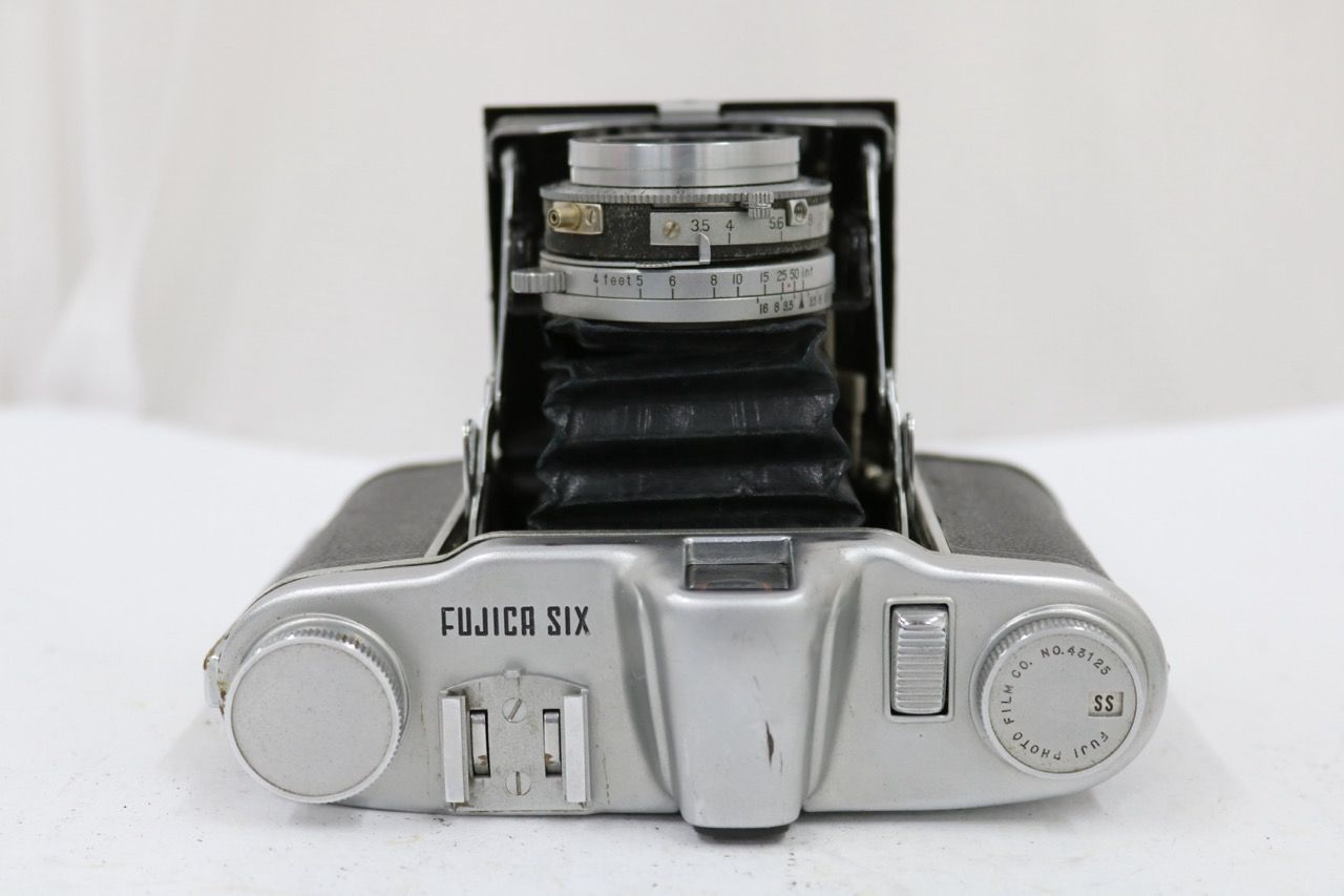 【返品保証】 フジカ Fujica FUJICA SIX FUJINAR 7.5cm F3.5 蛇腹カメラ e11484