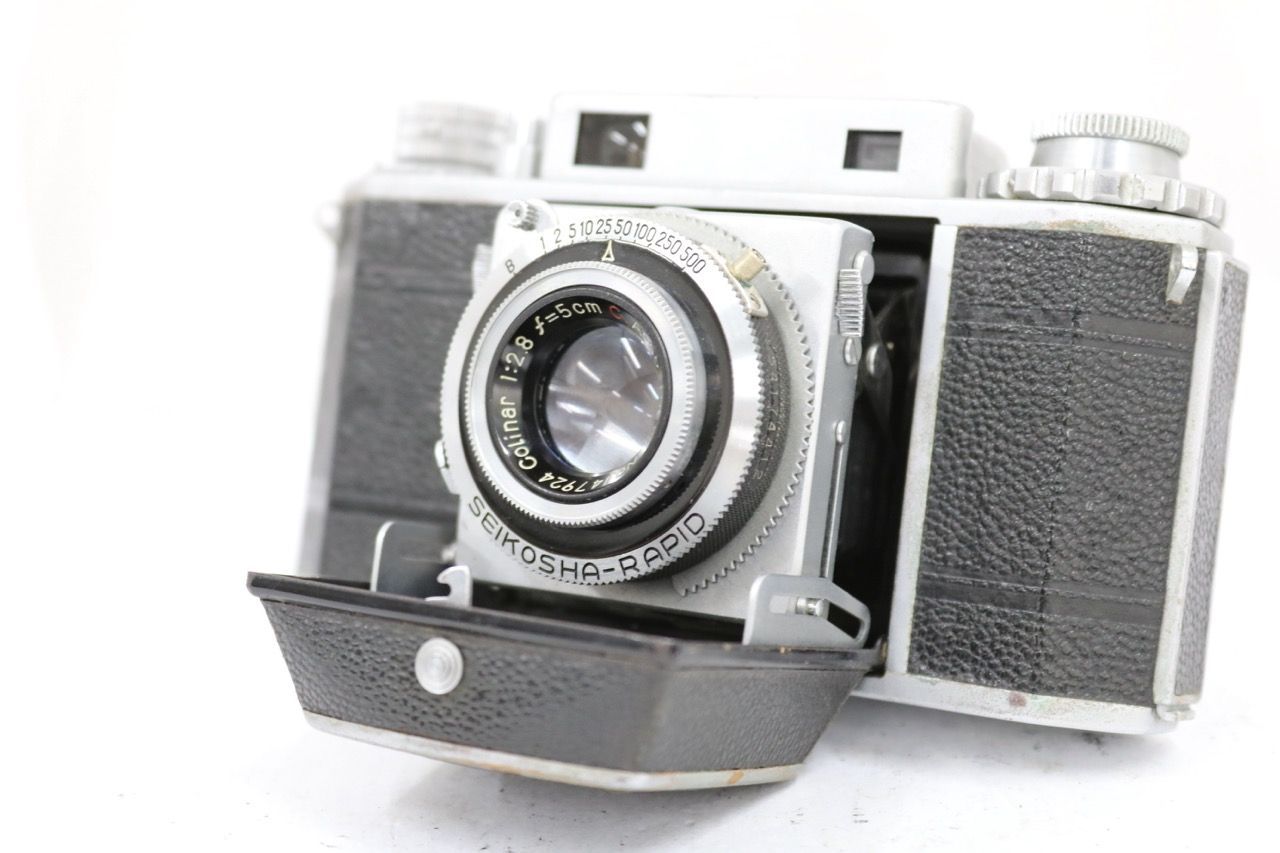 【返品保証】 アルコ Arco 35 Colinar 5cm F2.8 蛇腹カメラ e11497