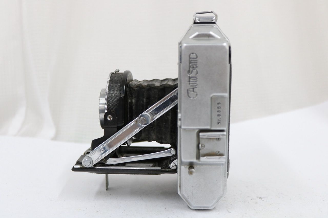 【訳あり品】 ミノルタ Minolta auto semi 75mm F3.5 蛇腹カメラ e11504