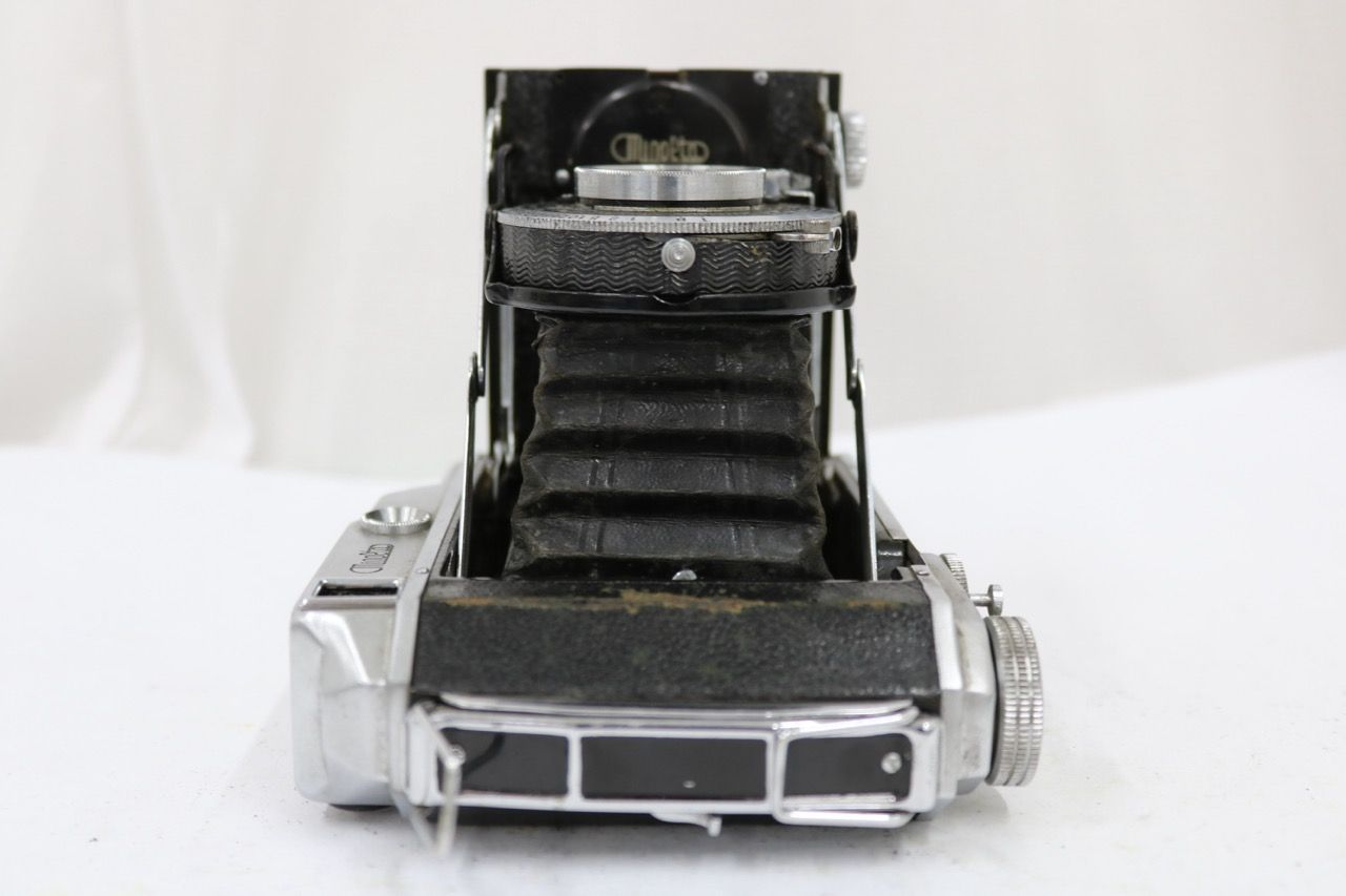 【訳あり品】 ミノルタ Minolta auto semi 75mm F3.5 蛇腹カメラ e11504