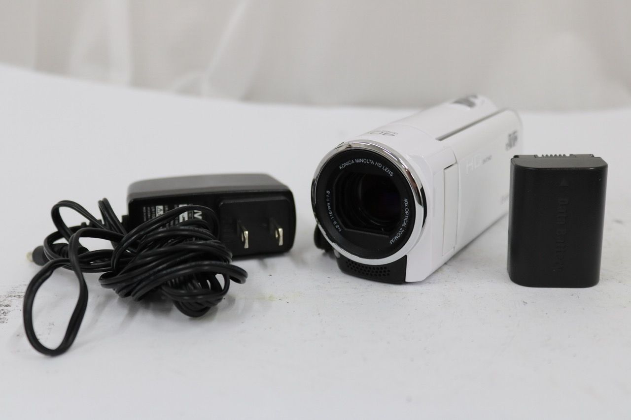 【返品保証】 JVC Everio GZ-HM670-S 40x バッテリー付き ビデオカメラ e11530