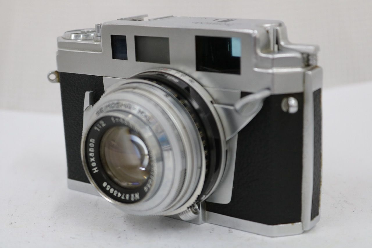 【返品保証】 コニカ KONICA III A Hexanon 48mm F2 レンジファインダー e11485