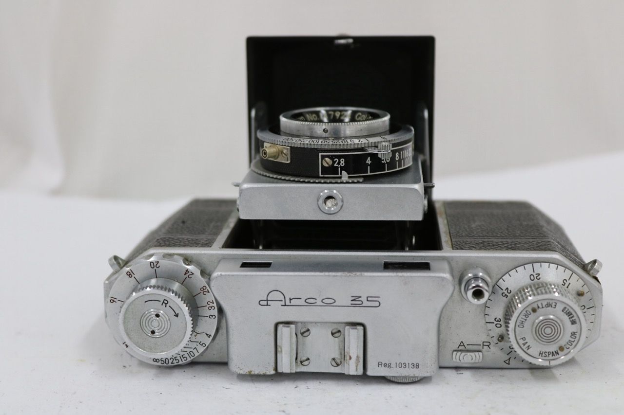 【返品保証】 アルコ Arco 35 Colinar 5cm F2.8 蛇腹カメラ e11497 【返品保証】 アルコ Arco 35 Colinar 5cm F2.8 蛇腹カメラ e11497