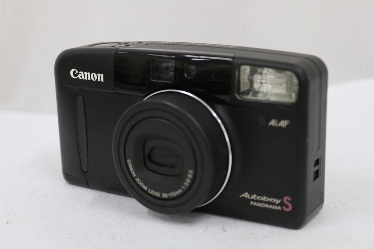 【返品保証】 キャノン Canon AutoboyS ブラック 38-115mm F3.8-8.5 コンパクトカメラ e11491