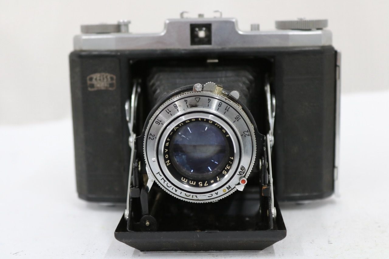 【返品保証】 ツァイスイコン Zeiss Ikon IKONTA 75mm F3.5 蛇腹カメラ e11553