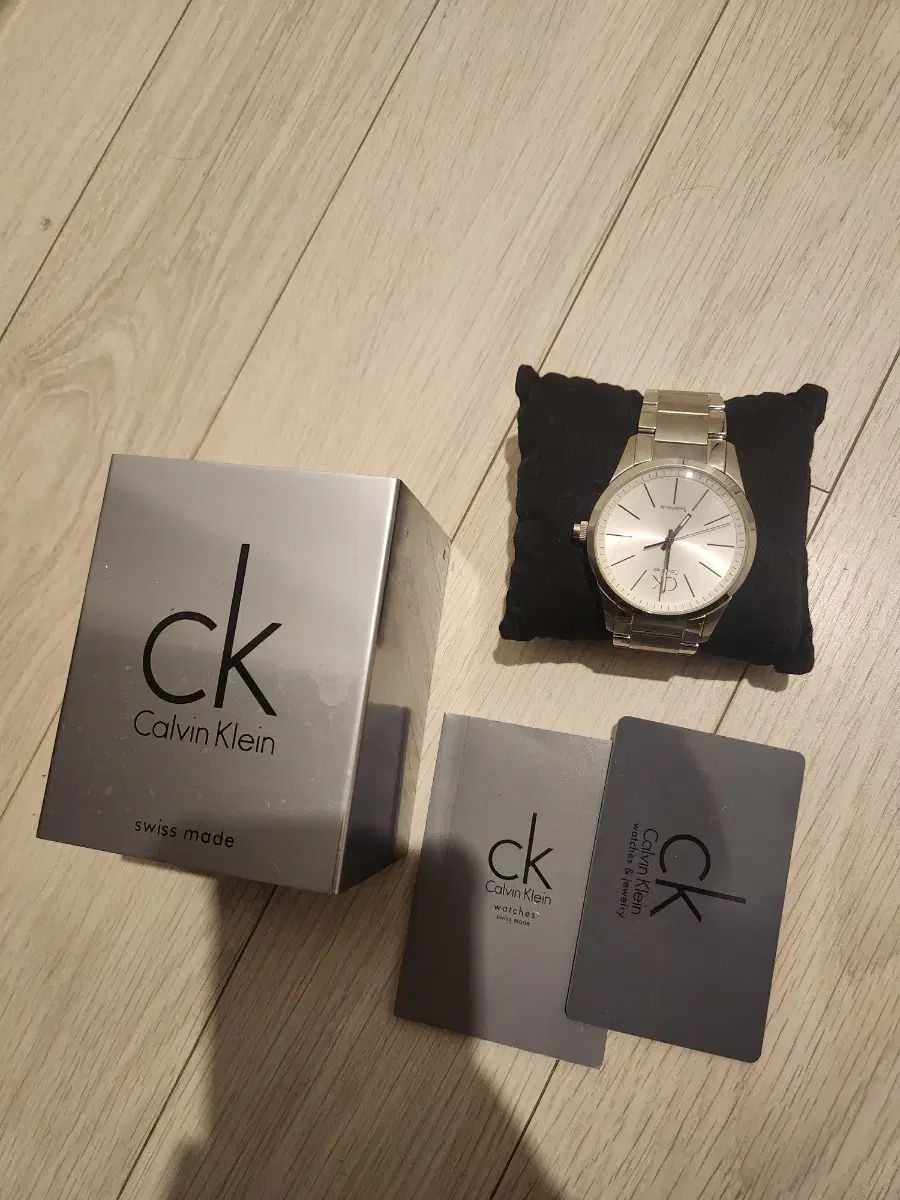Calvin Klein カルバン・クライン CK シルバー メタル リストウォッチ フルセット