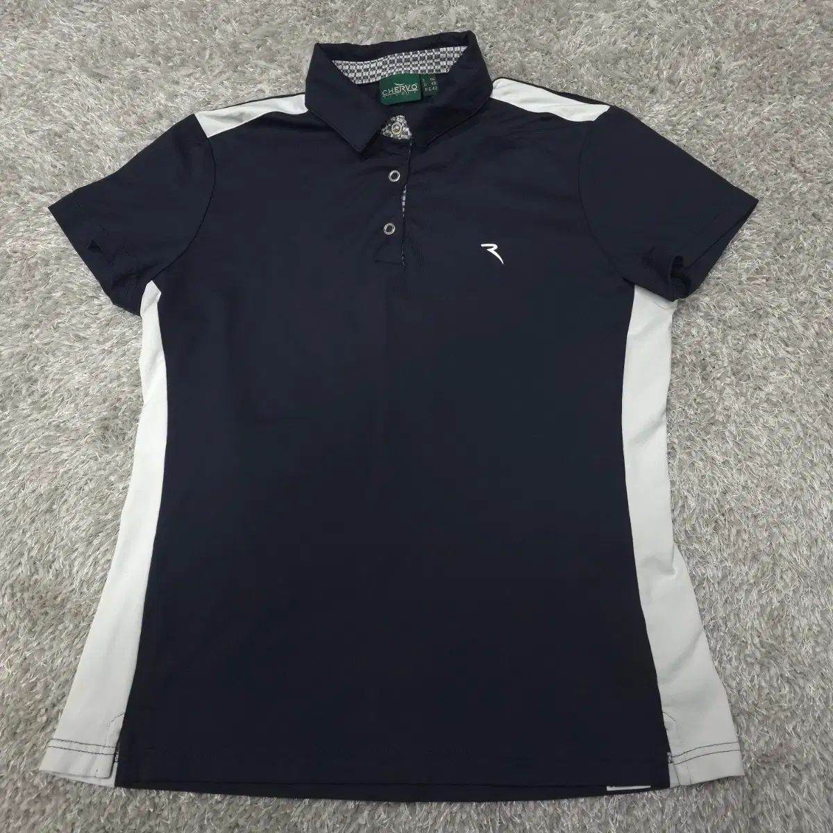 シェルボ レディース ゴルフ 半袖Tシャツ ネイビー 66_77