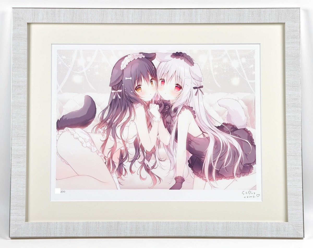 しらたま - しらたまこ たまこてん2 アートグラフ しろいいぬ くろい