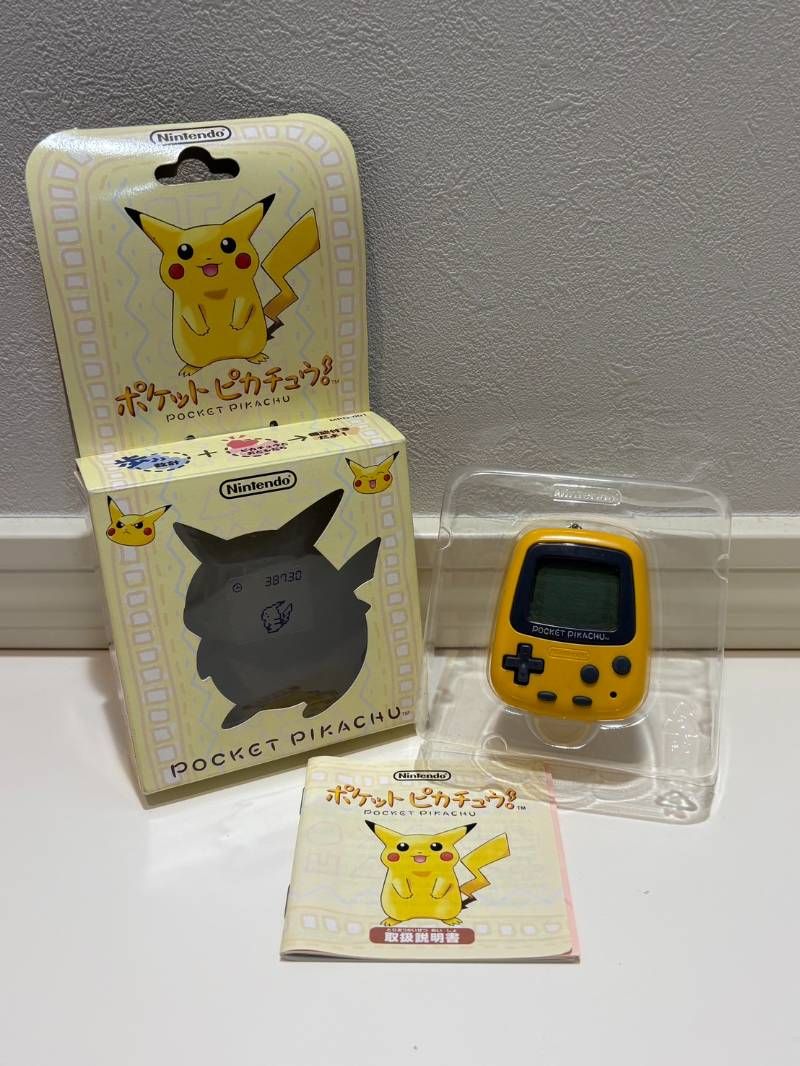任天堂 ポケットピカチュウ pocket pikachu 説明書付 万歩計 初代 1998