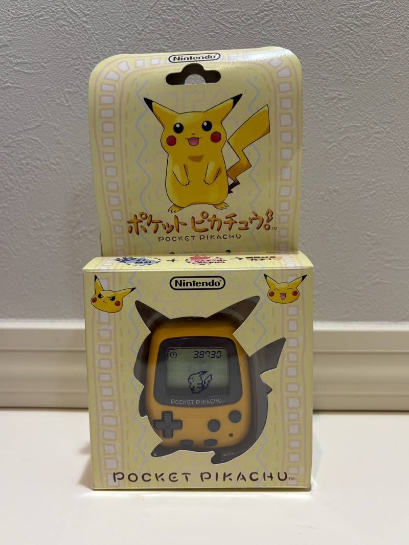 任天堂 ポケットピカチュウ pocket pikachu 説明書付 万歩計 初代 1998