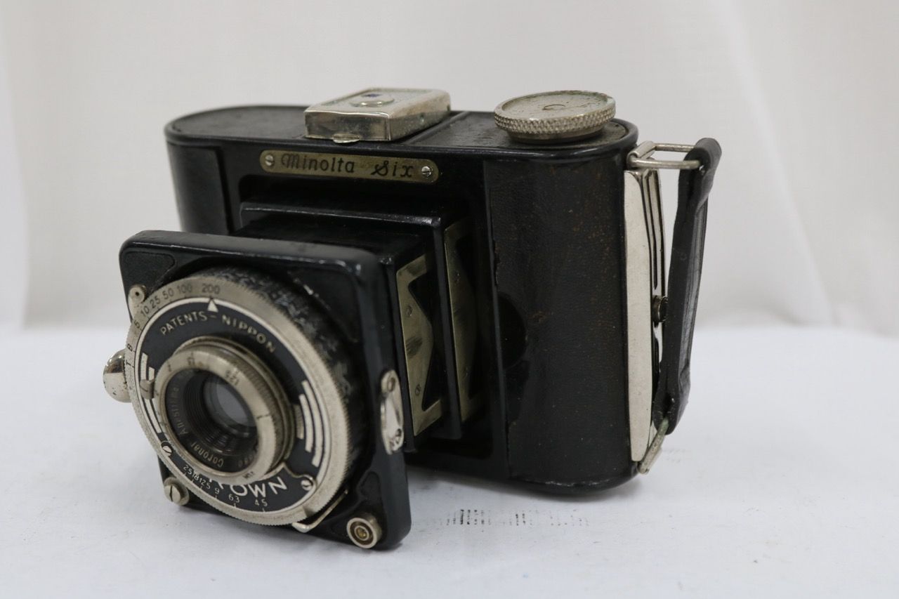 【訳あり品】 ミノルタ Minolta Six Coronar Anastigmat 80mm F4.5 蛇腹カメラ e11644