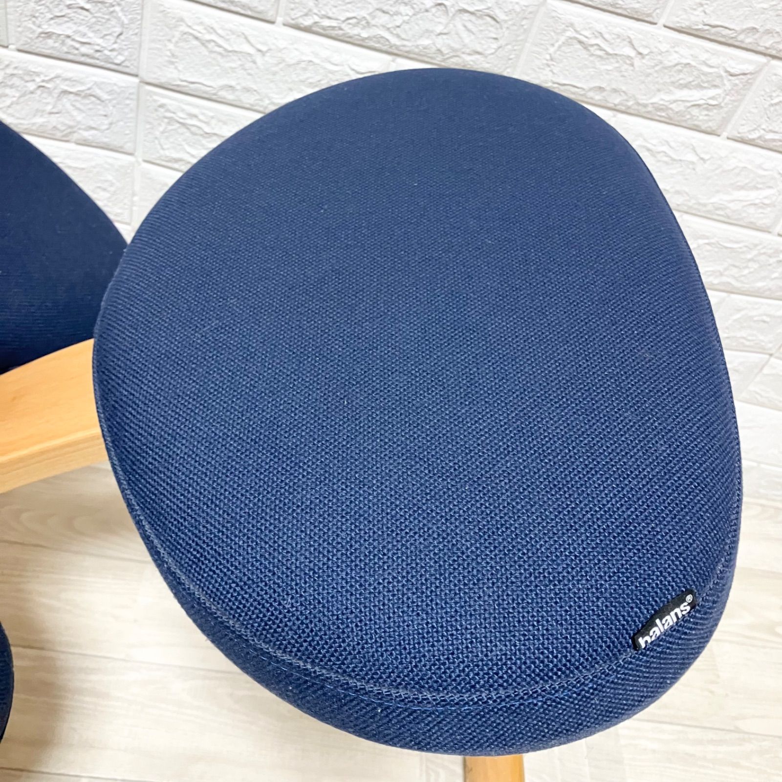 美品 正規品 バランスイージー balance easy ネイビー 紺色 イエロー 