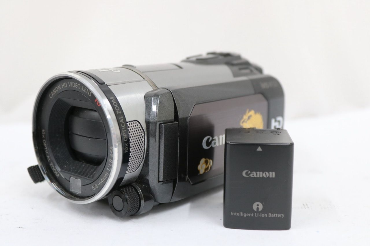 【返品保証】 キャノン Canon ivis HF S21 10X バッテリー付き ビデオカメラ e11597