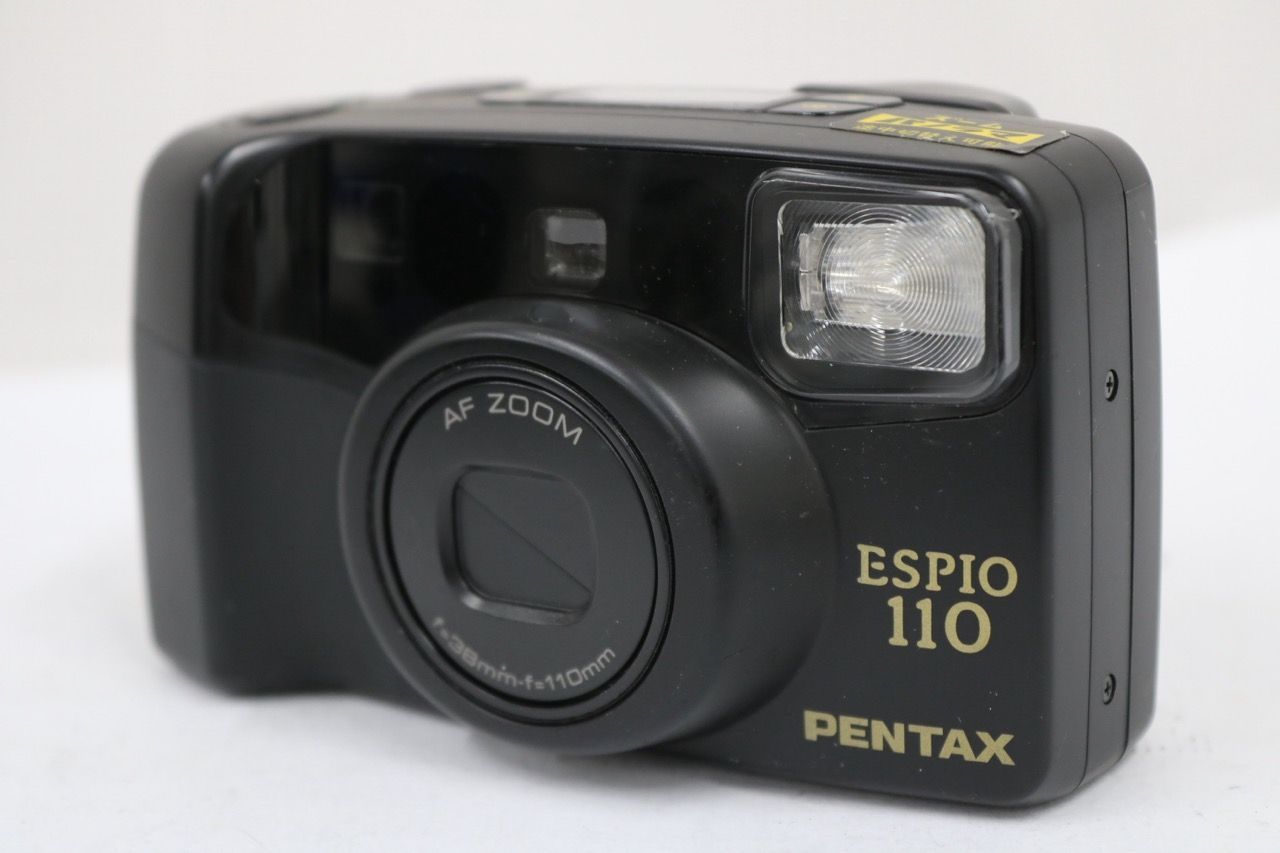 【返品保証】 ペンタックス Pentax ESPIO 110 ブラック 38-110mm コンパクトカメラ e11603