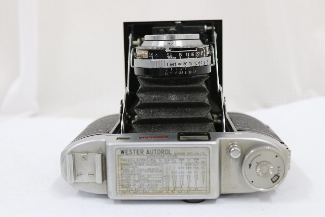 【返品保証】 ウェスターシックス WESTER SIX NKK WESCON F.C. 7.5cm F3.5 蛇腹カメラ e11623