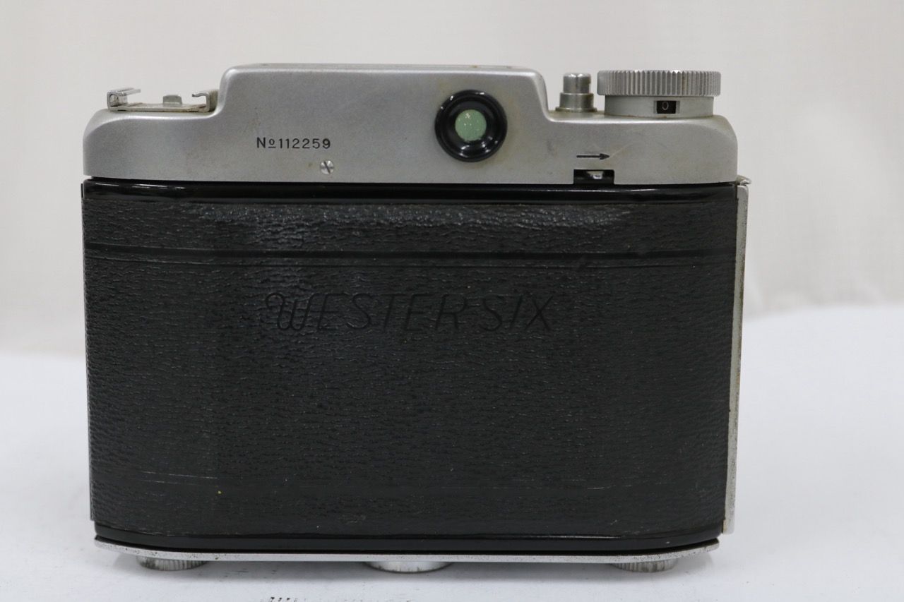 【返品保証】 ウェスターシックス WESTER SIX NKK WESCON F.C. 7.5cm F3.5 蛇腹カメラ e11623