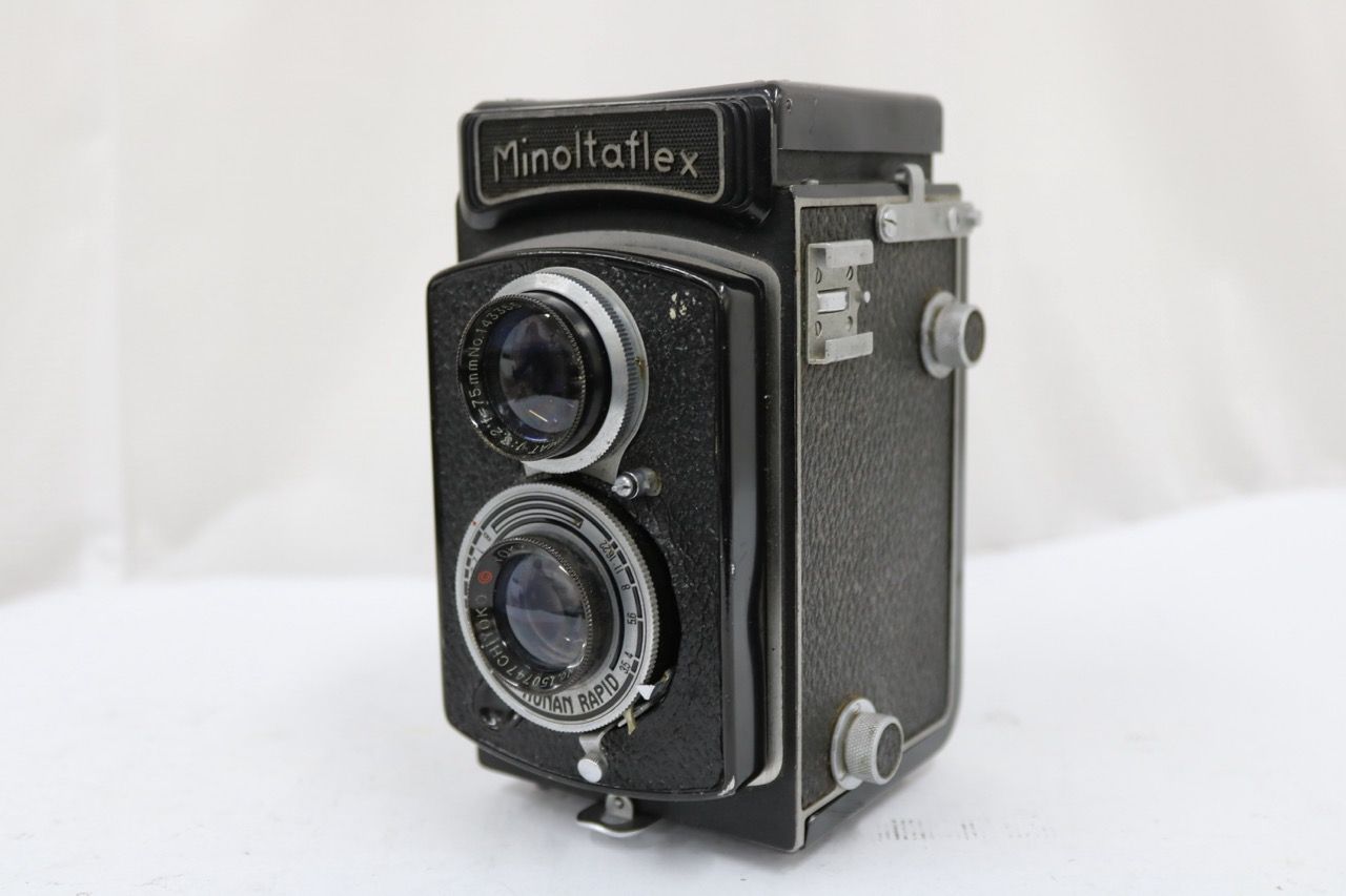 【訳あり品】 ミノルタ Minoltaflex ROKKOR 75mm F3.5 二眼カメラ e11596