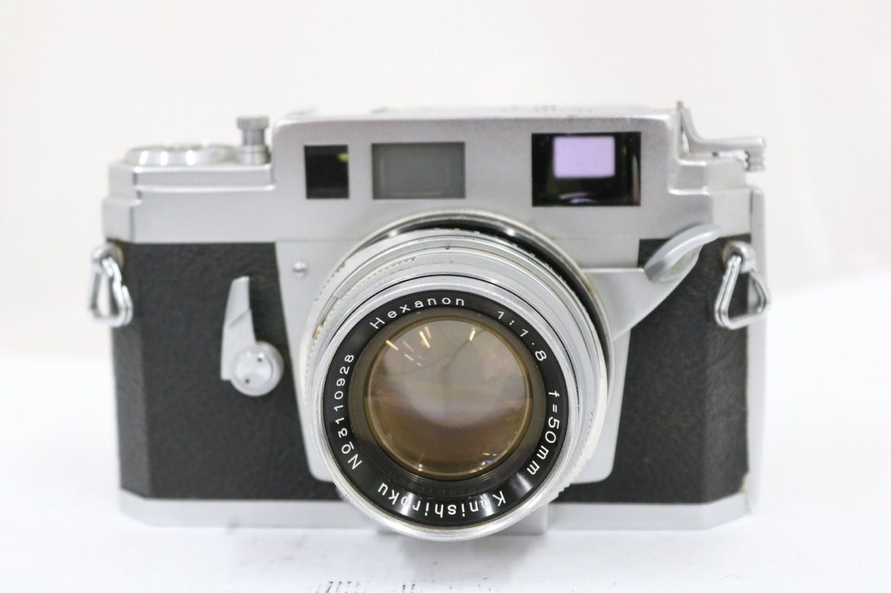 【返品保証】 コニカ KONICA III A Hexanon 50mm F1.8 レンジファインダー e11626